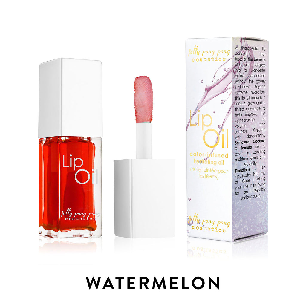 Lip Oil ColorInfused Hydrating Oil Jelly Pong Pong Cosmetics